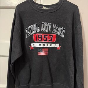 Gray Panama City Beach 1953 Men's Sweater